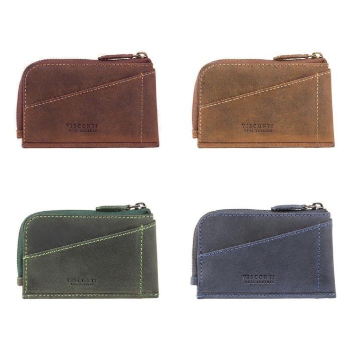 SALE 本革 カードケース ファスナー 小銭入れ   VSL30 Dart / パスケース カード入れ コインケース キャッシュレス VISCONTI (メール便可 |  | 02
