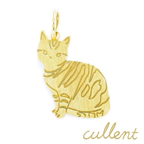 cullent ペンダントトップ K18 18金 18k ゴールド ネームタグ cullent ペンダントトップ K18 18金 18k ゴールド ネームタグ