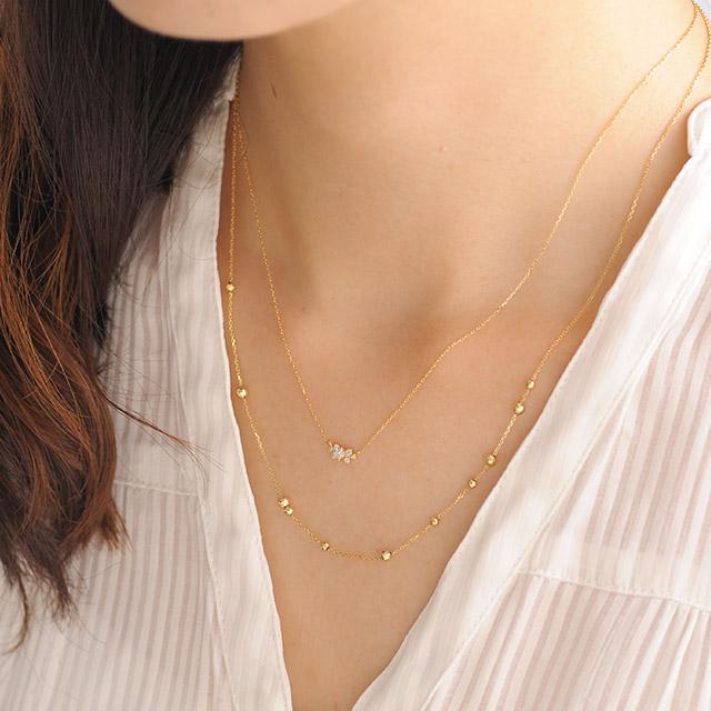cullent チェーンネックレス K18 18金 18k スライド 地金 cullent チェーンネックレス K18 18金 18k スライド 地金
