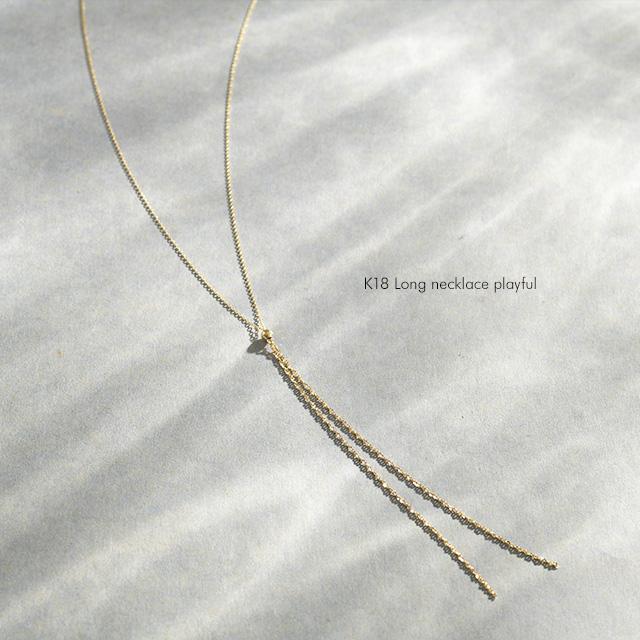 cullent ロングネックレス K18 18金 18k ゴールド ネックレス cullent ロングネックレス K18 18金 18k ゴールド ネックレス