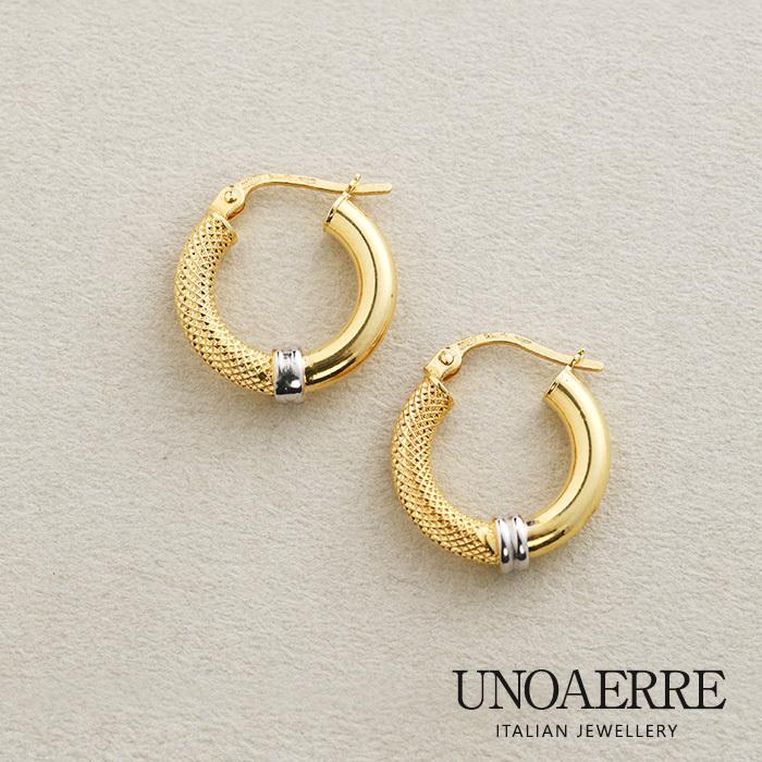 イタリアンジュエリー ウノアエレ 18金 18k ゴールド 地金 ヒンジ式