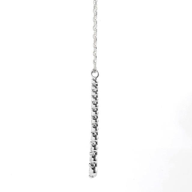 プラチナ platinum ペンダント ダイヤモンド ライン バー シンプル 