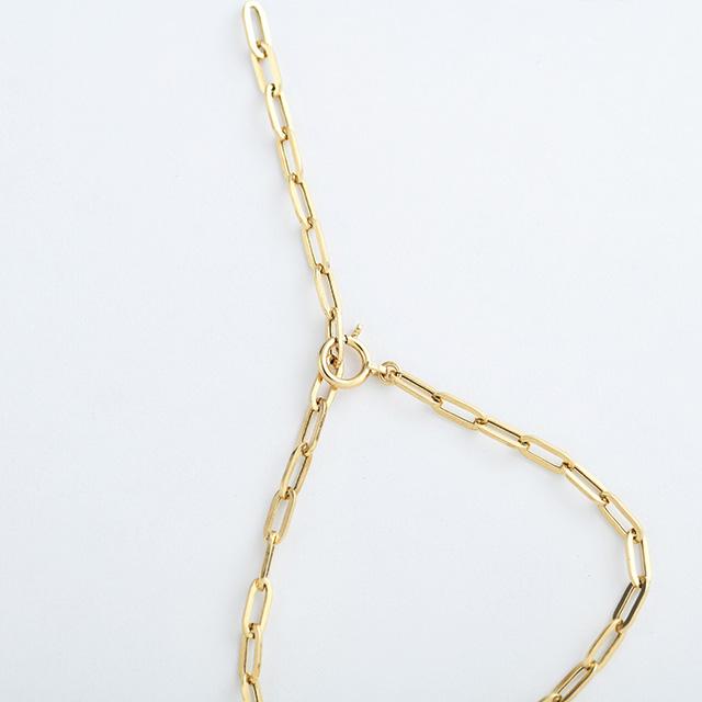 チェーンネックレス チェーン 18金 18k ゴールド 地金 ペーパー チェーンネックレス チェーン 18金 18k ゴールド 地金 ペーパー