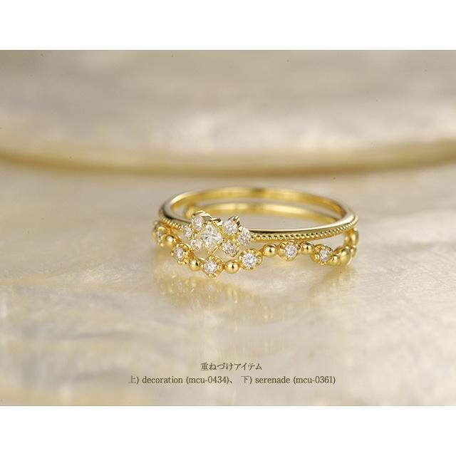 cullent ピンキーリング 18金 18k ゴールド ダイヤモンド ダイヤ 