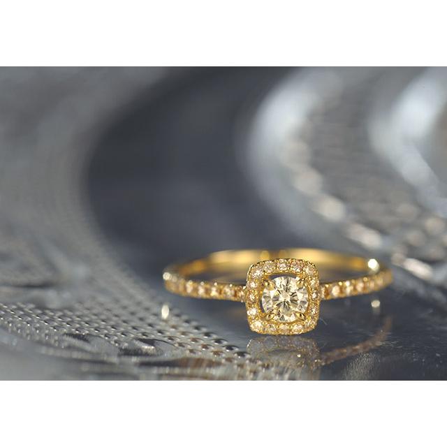 cullent リング スクエア K18 18金 18k ゴールド ダイヤモンド cullent リング スクエア K18 18金 18k ゴールド ダイヤモンド