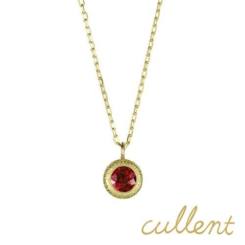 ネックレス K18 18金 18k ゴールド ガーネット レディース　 ガーネット ネックレス K18 cocoon ガーネット