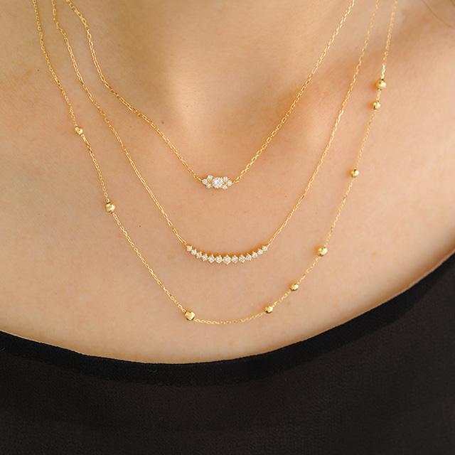 cullent ネックレス K18 18金 18k ゴールド ダイヤモンド ダイヤ  