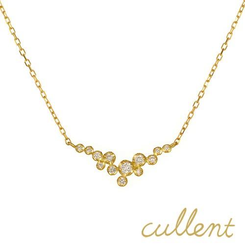 ネックレス K18 18金 18k ゴールド ダイヤモンド ダイヤ ペンダント レディース　 ダイヤモンドネックレスK18 symphony