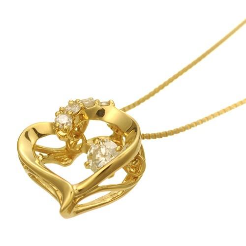 ネックレス K18 18金 18k ゴールド ダイヤモンド ダイヤ ダンシングストーン ダイヤモンドネックレスK18 angel dance love｜cullent｜05