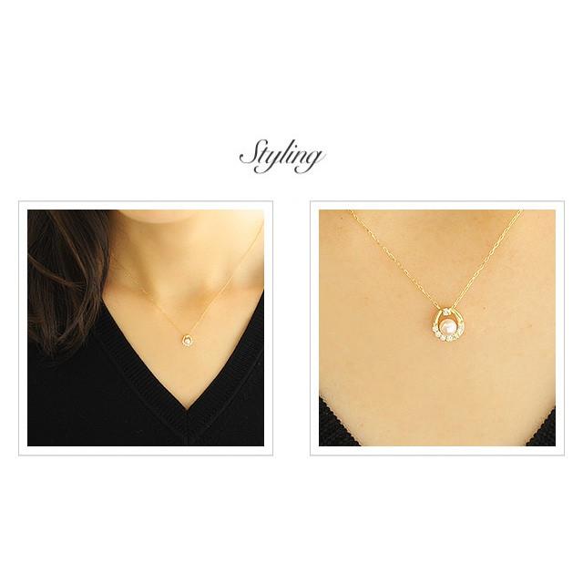 ネックレス K18 18金 18k ゴールド ダイヤモンド ダイヤ ペンダント  