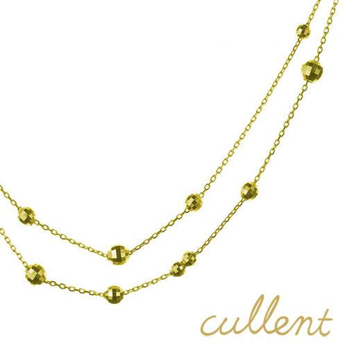 cullent チェーンネックレス 18金 18k ゴールド ネックレス チェーン 