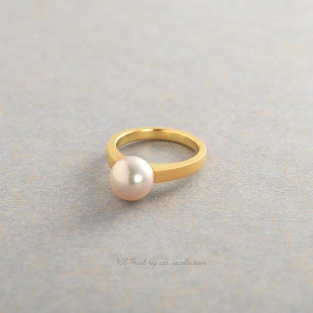 cullent 18金 18k ゴールド 真珠 パール あこや アコヤ 指輪 K18 cullent 18金 18k ゴールド 真珠 パール あこや アコヤ 指輪 K18