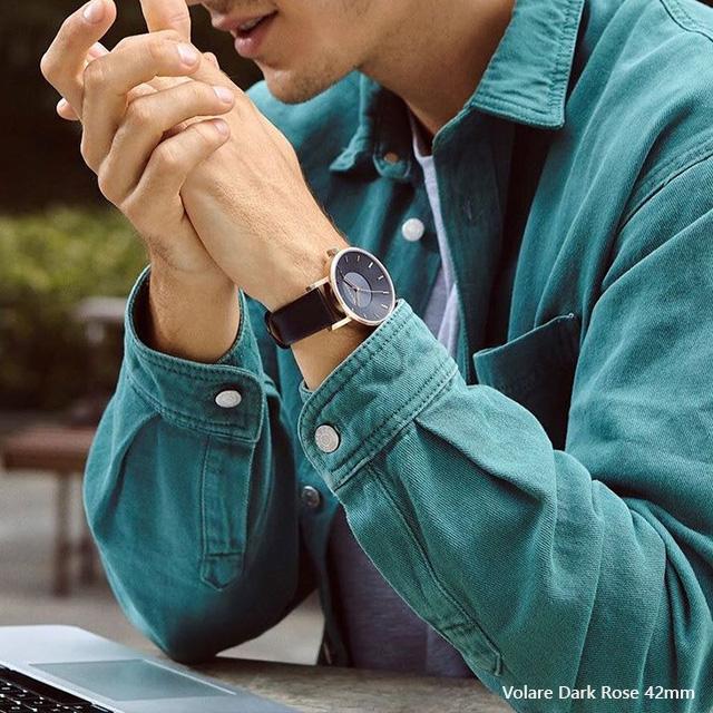 ファッション KLASSE14 腕時計 VOLARE DARK ROSE 42MM agapeeurope.org