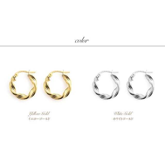 ピアス ゴールド 18k 18金 イタリアンジュエリー フープ K18 ピアス ゴールド 18k 18金 イタリアンジュエリー フープ K18