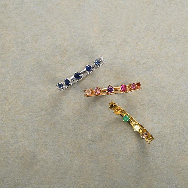 18金 18k ゴールド 指輪 色石 K18 カラーストーン リング 18金 18k ゴールド 指輪 色石 K18 カラーストーン リング
