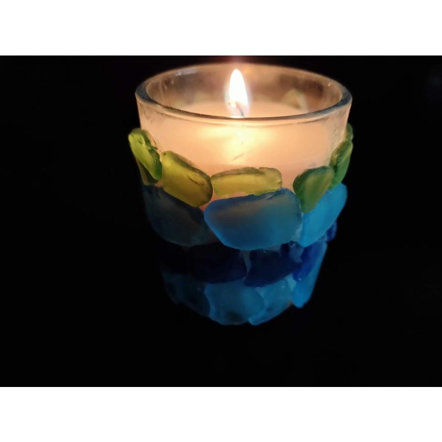 200g】＜青色系＞シーグラス 「 ヒルズシーグラス 」20mm以上<br><br