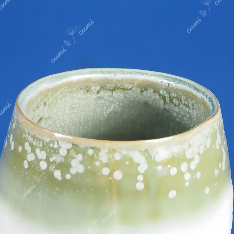 N0239 SERAX セラックス ベルギー クリームポット オリーブグリーン 鉢
