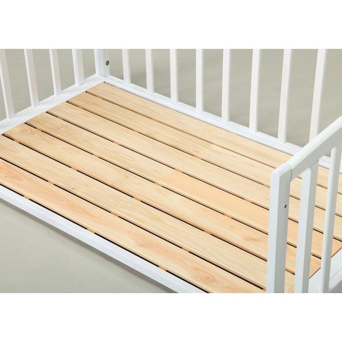 ベビーベッド 日本製 おふとんサークル（ひのきすのこ床板付き）SA-103  