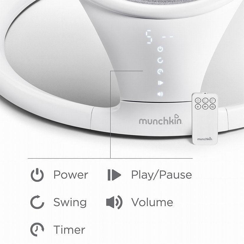 【さらに値下げ】マンチキン(munchkin)　電動ベビースウィング　バウンサー yvpubthum14460329-