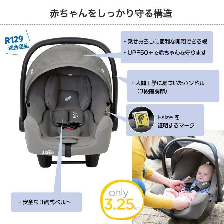 ベビーシート 5カ月 レンタル Joie i-Snug ISOFIX対応ベース付