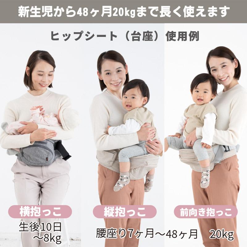 抱っこ紐 2カ月レンタル ナップナップ napnap ヒップシート Tranダブル