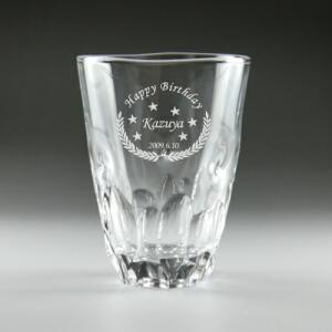 名入れグラス オリジナル 焼酎グラスえくぼ イラスト彫刻可 クオルーチェ 通販 Yahoo ショッピング