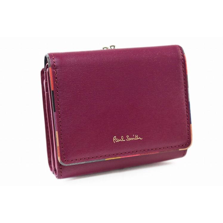 Paul Smith ポールスミス ミニ財布 三つ折り 財布 がま口 Paul Smith ポールスミス ミニ財布 三つ折り 財布 がま口
