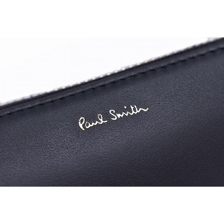 Paul Smith（ポール・スミス） 財布 長財布 レディース ネイビー L字