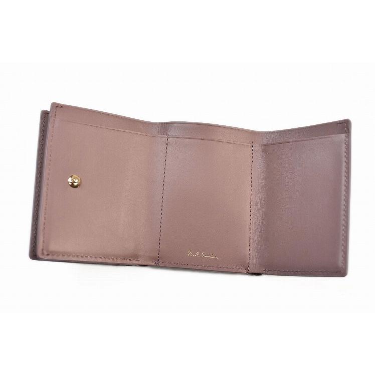 ✨新品✨ポールスミス✨財布✨三つ折り財布✨ダスティピンク✨コンパクト✨スワール Paul Smith（ポール・スミス） 財布 レディース 2つ折り 折財布