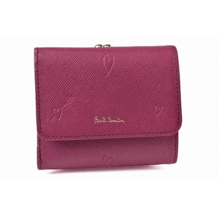 ポールスミス 三つ折り 財布 がま口 レディース ブランド スミシー  