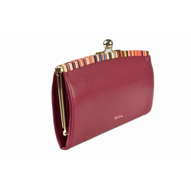 Paul Smith（ポール・スミス） 長財布 財布 がま口 レディース 赤 本革