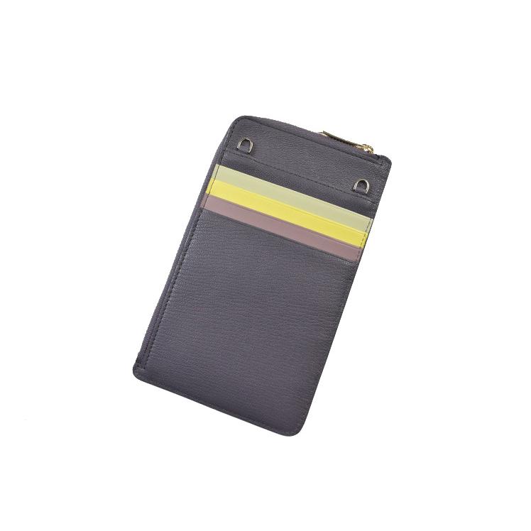 ポールスミス スマホショルダー レディース スマホショルダーバッグ スマホ ショルダーストラップ ポーチ スマホポーチ ブランド 本革 フォンホルダー グレー_3