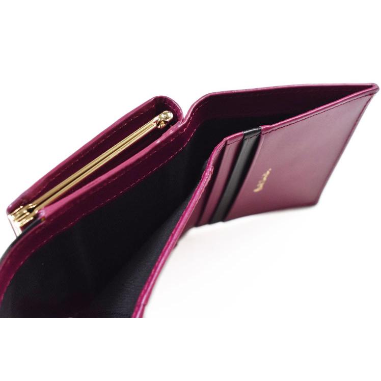 Paul Smith（ポール・スミス） 財布 レディース 三つ折り がま口 ミニ