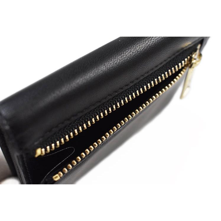 LOUIS VUITTON◇ポルト・フォイユ・エリーズ_ダミエ・エベヌ_BRW/PVC