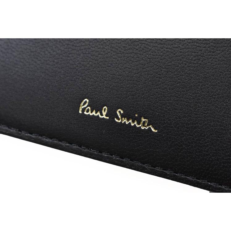 ポールスミス Paul Smith 財布 スワールトリム 2つ折り財布　ブラック Paul Smith（ポール・スミス） 財布 レディース 二つ折り財布