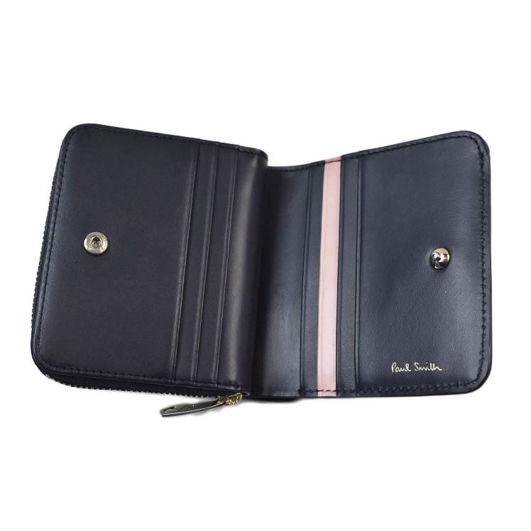 Paul Smith（ポール・スミス） 財布 レディース 二つ折り ラウンド