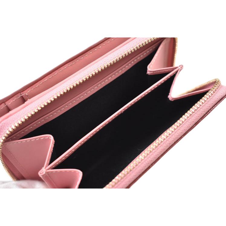 ➓ポールスミス★ミックスドゥードゥル2つ折り財布新品訳有格安★ピンクレザー Paul Smith（ポール・スミス） 二つ折り 財布 レディース ラウンド