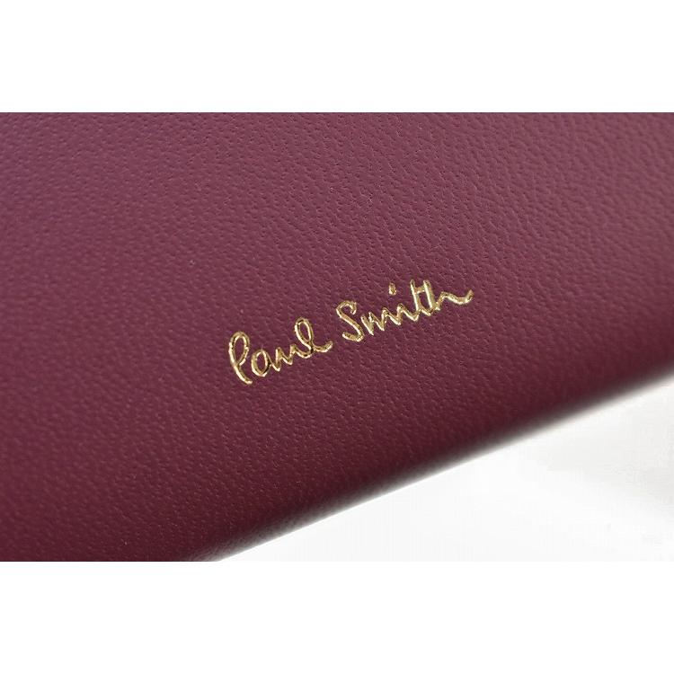 Paul Smith（ポール・スミス） 長財布 財布 がま口 レディース ワイン 