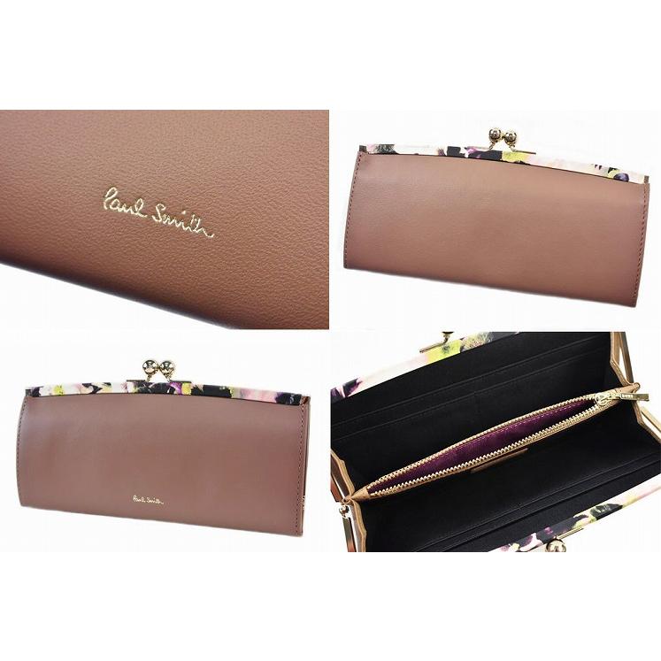 新品paul smithヘイジーパンジートリム長財布