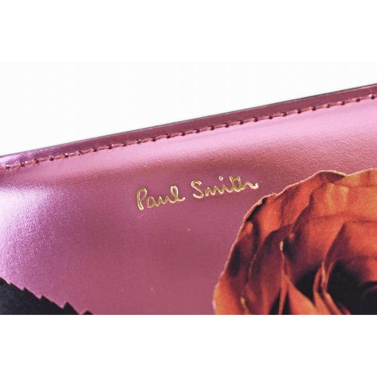 Paul Smith ポールスミス 長財布 レディース メタリックプリント 