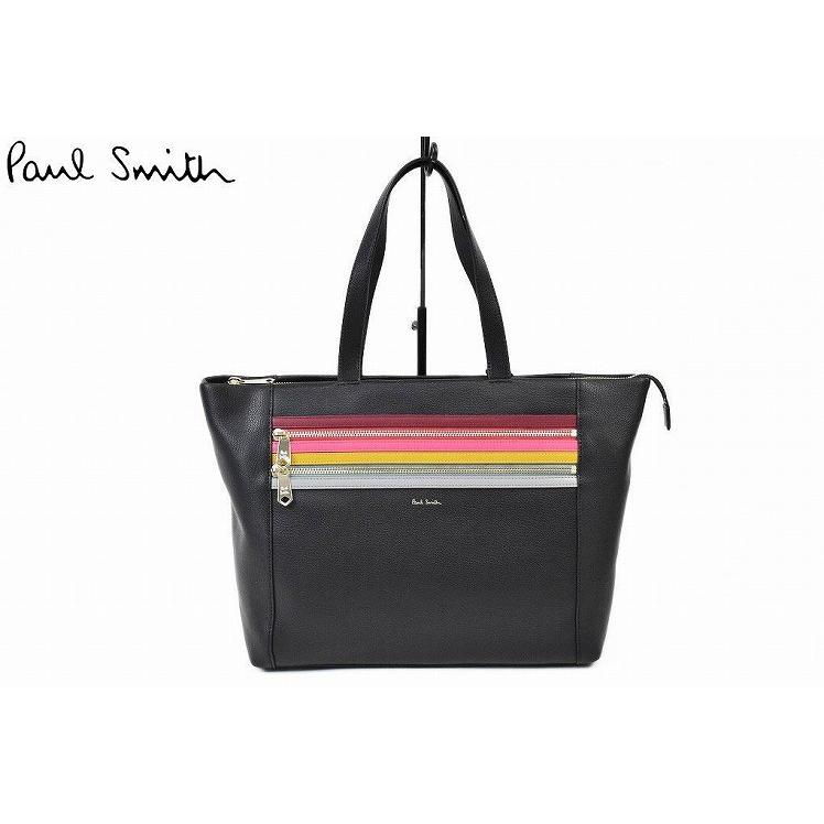 売れ筋アイテムラン トートバッグ ポールスミス 新品 おしゃれ ギフト プレゼント 送料無料 バッグ Pwr263 婦人 女性 ブラック 黒 ストライプ シグネチャージップ Smith Paul ブランド レディース バッグ Dagl Tg