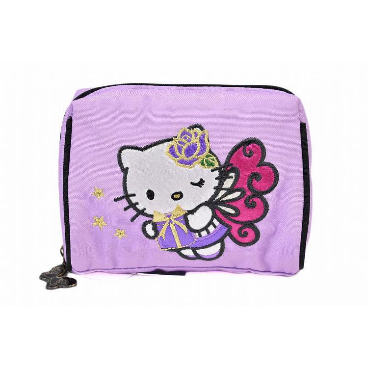 アナスイ ポーチ レディース ブランド Anna Sui Hello Kitty コラボ 化粧ポーチ コンパクト キティ ちゃん マルチポーチ 紫 ライトパープル 系 女性 婦人 16 W7002 Cuore ヤフー店 通販 Yahoo ショッピング