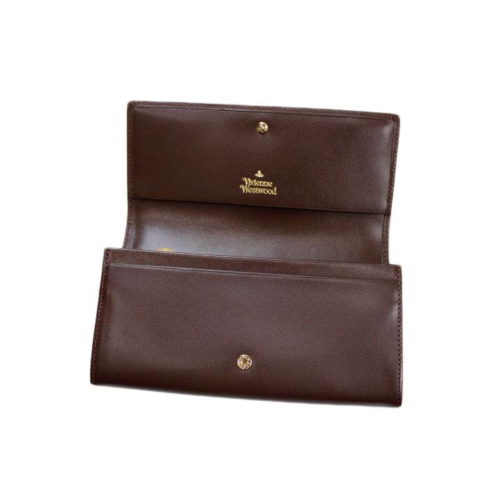 美品 Vivienne Westwood 長財布 がま口 ブラウン オーブ 箱 Vivienne Westwood（ヴィヴィアンウエストウッド） ヴィヴィアン