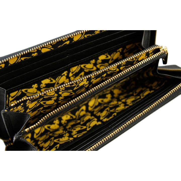 【箱付未使用品】ヴィヴィアンウエストウッド ラウンドファスナー 長財布 ゴールド Vivienne Westwood（ヴィヴィアンウエストウッド） ヴィヴィアン