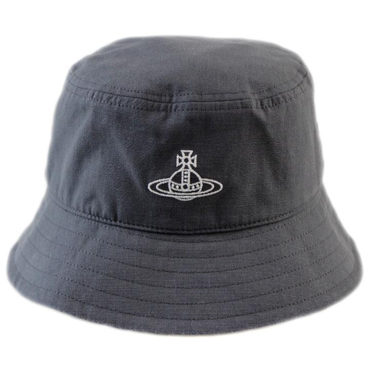 【美品】vivienne westwood バケットハット ヴィヴィアンウエストウッド 帽子 Vivienne Westwood 黒バケハ