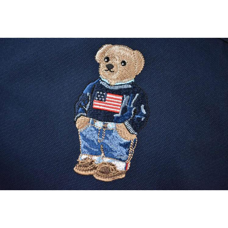 【未使用】ポロラルフローレン ポロベア 刺繍 ネイビー リュック 未使用】ポロラルフローレン ポロベア 刺繍 ネイビー リュック