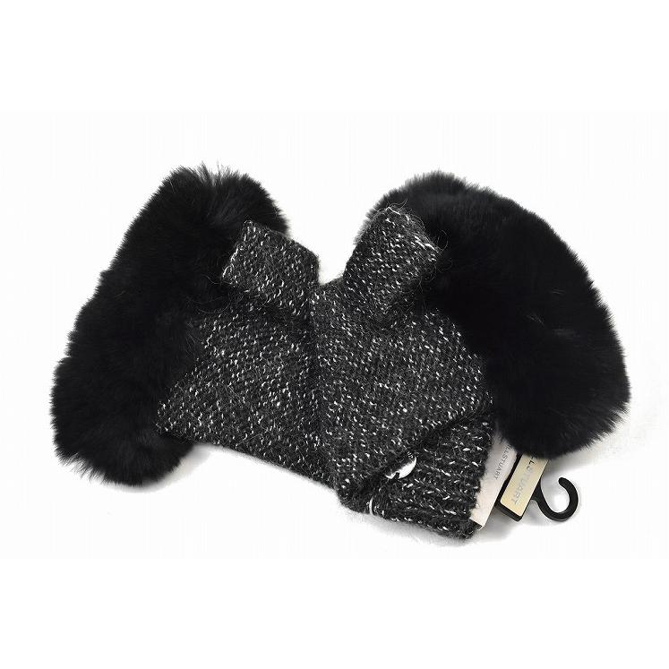 JILL STUART ジルスチュアート 手袋 レディース 指なし 防寒 ウール混  