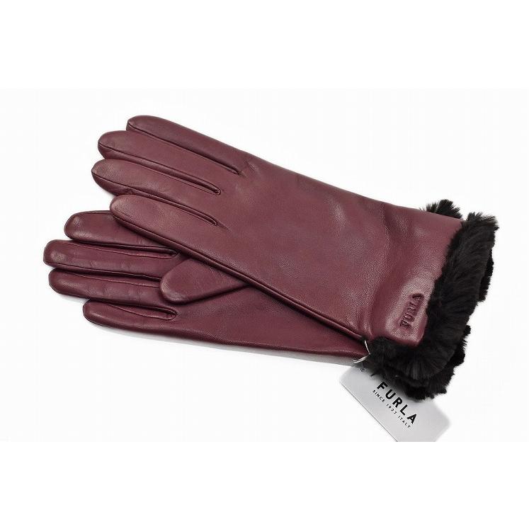 フルラ 手袋 レディース ブランド Furla ラムレザー フェイクファー ボルドー ワイン 19cm cm 21cm 女性 婦人 グローブ 防寒 26 Q0747 Cuore ヤフー店 通販 Yahoo ショッピング