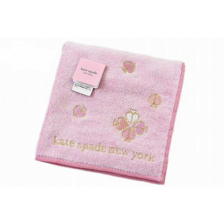 最大63 Offクーポン タオルハンカチ ブランド レディース ケイト スペード ニューヨーク 1枚 ハート クローバー ピンク 女性 婦人