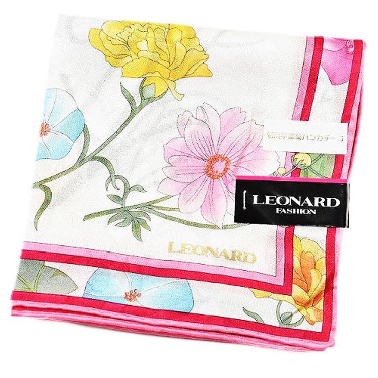 レオナール 大判シルク混ハンカチセット レオナールハンカチのおすすめ